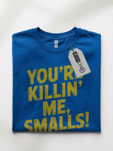 Royal Blue funny 90s movie quote t-shirt funny 90s pop culture tee for adults front view