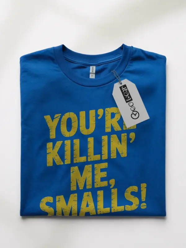 Royal Blue funny 90s movie quote t-shirt funny 90s pop culture tee for adults front view