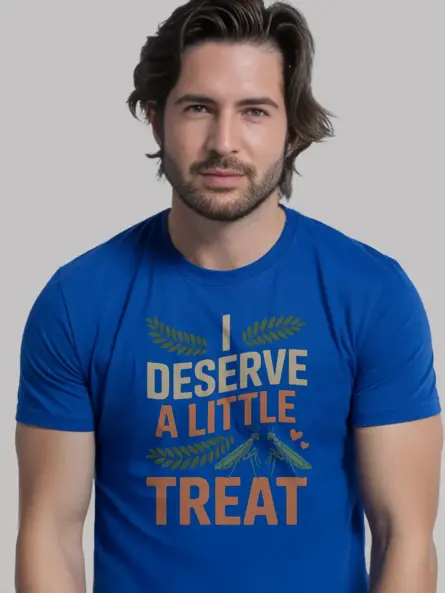 Royal Blue Praying Mantis T-Shirt Aesthetic shop mantis meme t-shirt aesthetic front view