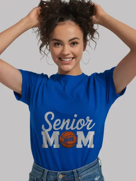 Royal blue senior mom shirt – senior 2025 tee