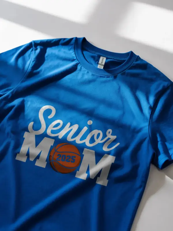 Royal blue senior mom shirt – senior 2025 tee
