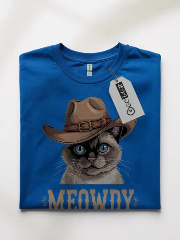 Siamese cat meowdy shirt