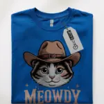 Snowshoe cat meowdy shirt