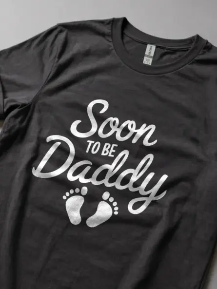 Dark heather soon to be dad shirt – daddy to be t-shirt