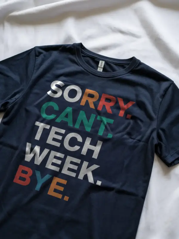 Navy sorry can't tech week bye shirt – actor gift shirt