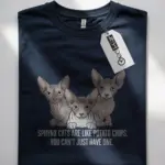 Sphynx Cats Like Potato Chips Shirt