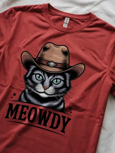 Red thai lilac cat meowdy shirt – pet cat mom dad tee