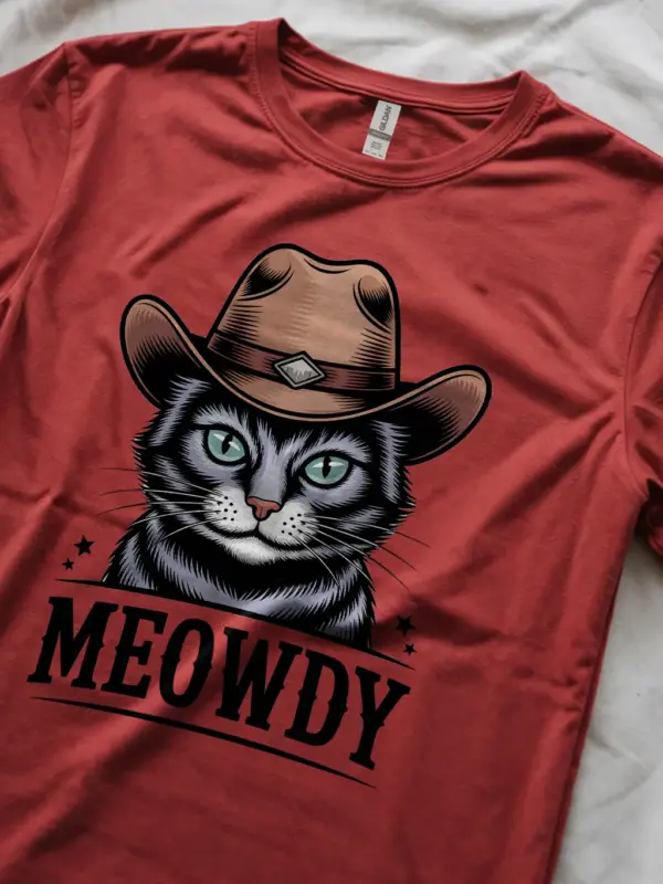 Red thai lilac cat meowdy shirt – pet cat mom dad tee