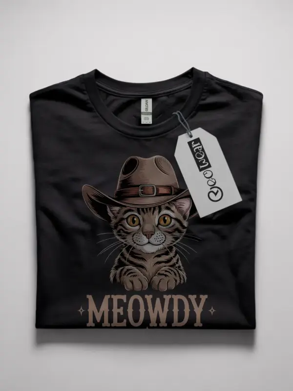 Toyger cat meowdy shirt