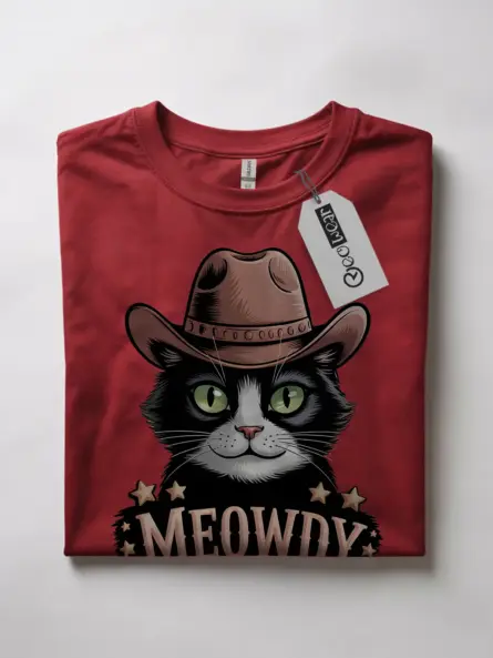Tuxedo cat meowdy shirt