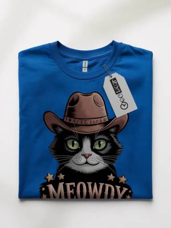 Royal tuxedo cat meowdy shirt – western texas meme shirt