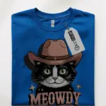 Tuxedo cowboy cat shirt