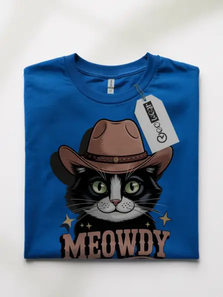 Tuxedo cowboy cat shirt