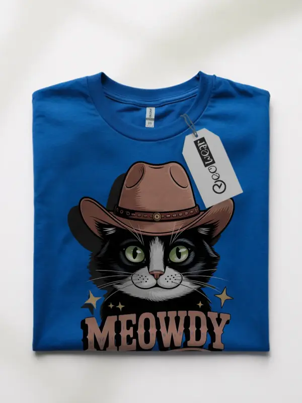 Tuxedo cowboy cat shirt