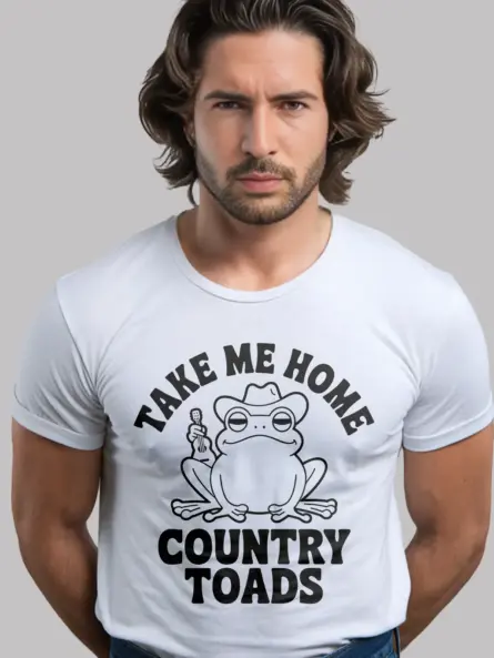 Funny Country Music Frog T-Shirt – Toads - Image 9