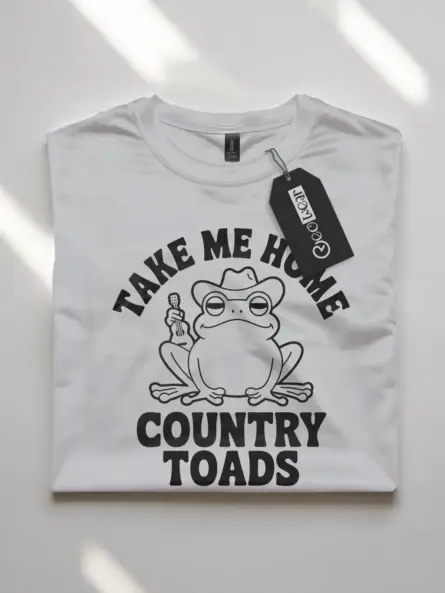 take me home country toads funny country music frog t-shirt