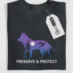 Wolf Silhouette Preserve & Protect T-Shirt