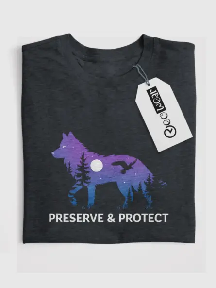 Wolf Silhouette Preserve & Protect T-Shirt