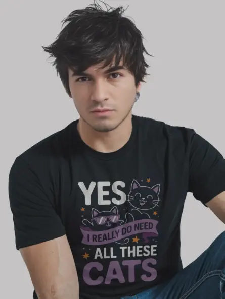Yes i really do need all these cats shirt in black – funny cat lover tee
