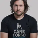 Black Shirt Front – Cane Corso Grandpa – cane corso grandpa shirt – front view