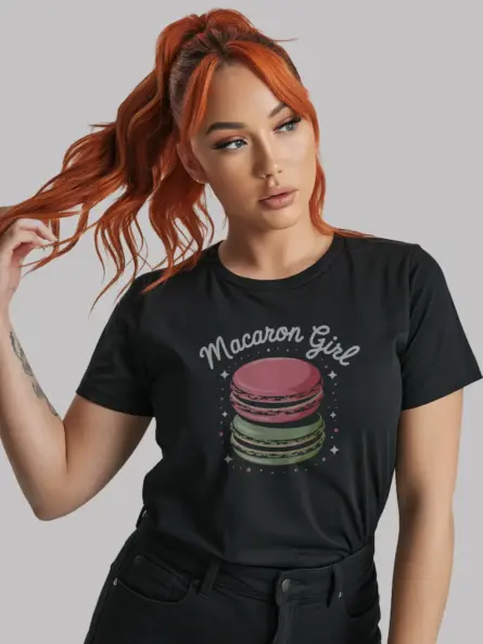 Sweet Macaron T-Shirt for Dessert Lovers & Kawaii Fans - Image 3
