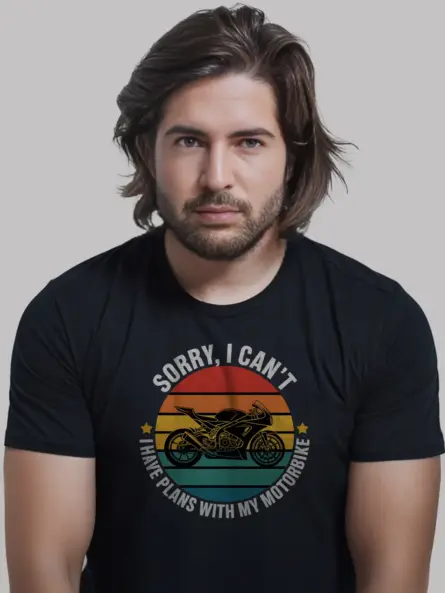 Bold Motorbike T Shirt – Retro Rider Quote Tee for Bikers - Image 3