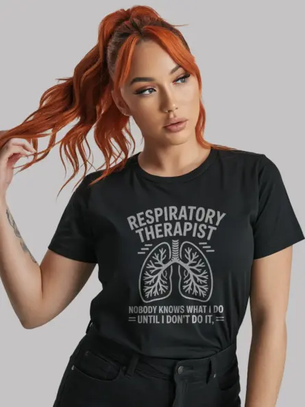 Bold Respiratory Therapist Nobody Knows What I Do Shirt - Image 3
