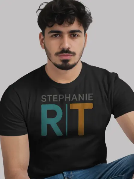 Minimalist Name Logo T-Shirt - Image 3