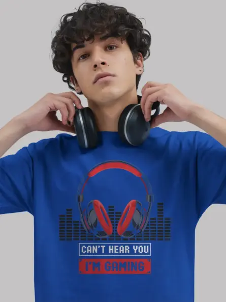 Can’t Hear You I’m Gaming T-Shirt - Image 9