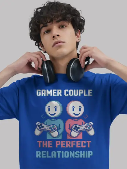 Gamer Couple Perfect Relationship T-Shirt - Image 9