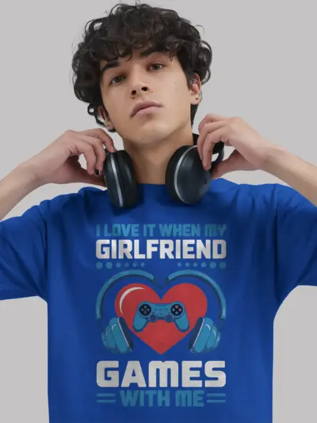 Epic Gamer Girlfriend T-Shirt for Couples – Cute Matching Gaming Apparel - Image 6