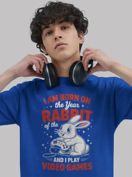 Year of the Rabbit Gamer T-Shirt - Image 9