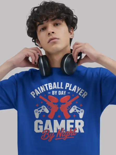 Paintball Gamer T-Shirt for Men – Dual Hobby Shirt for Players - Image 3
