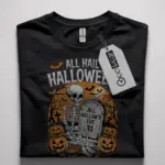 gothic skeleton Halloween t-shirt