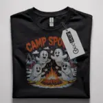 Cute Ghost Campfire T-Shirt for Halloween