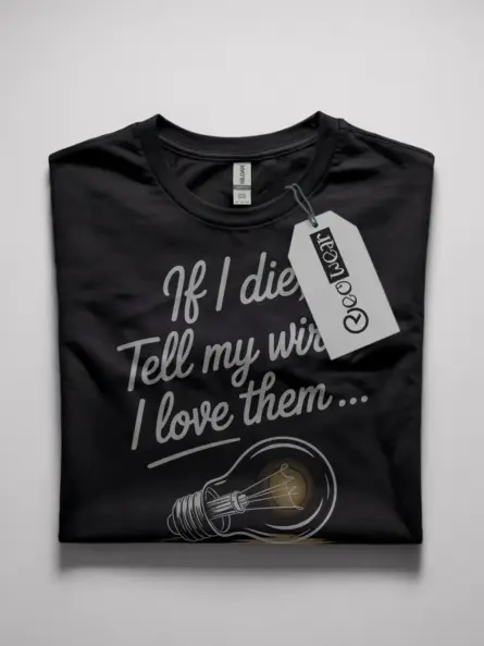 funny electrician t shirt
