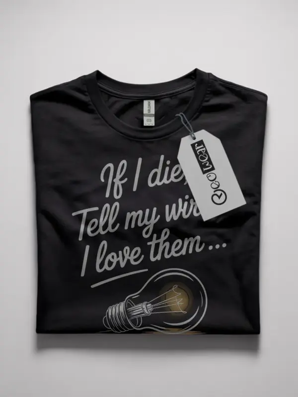 funny electrician t shirt