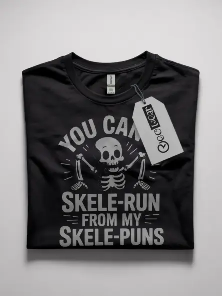 skeleton pun t-shirt