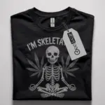 stoner meditation t-shirt