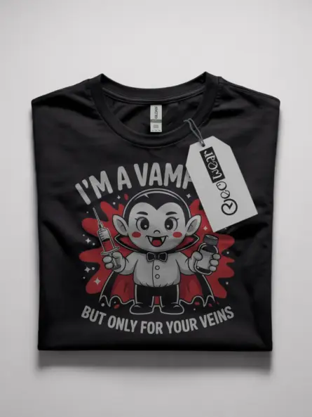 vampire phlebotomist t-shirt