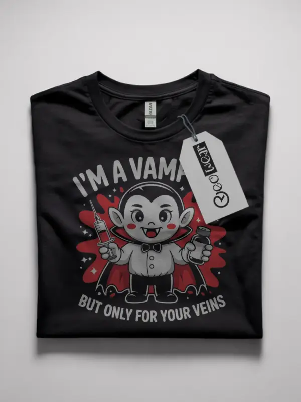 vampire phlebotomist t-shirt