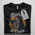 gothic mom skeleton t-shirt