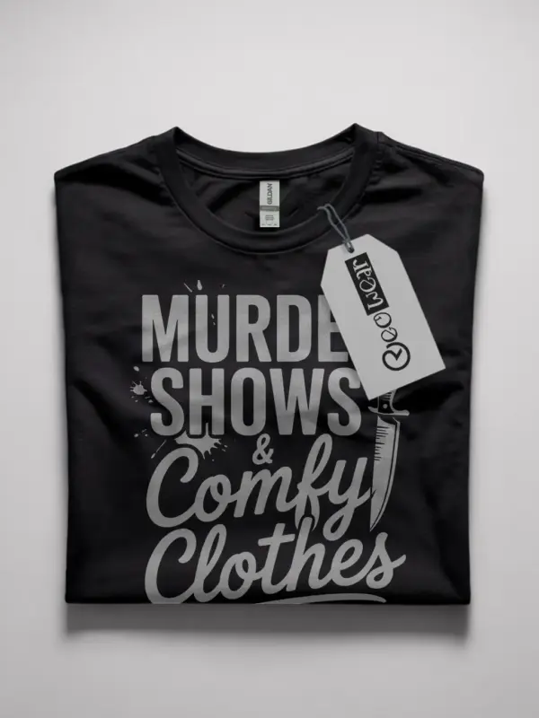 murder shows and comfy clothes t-shirt