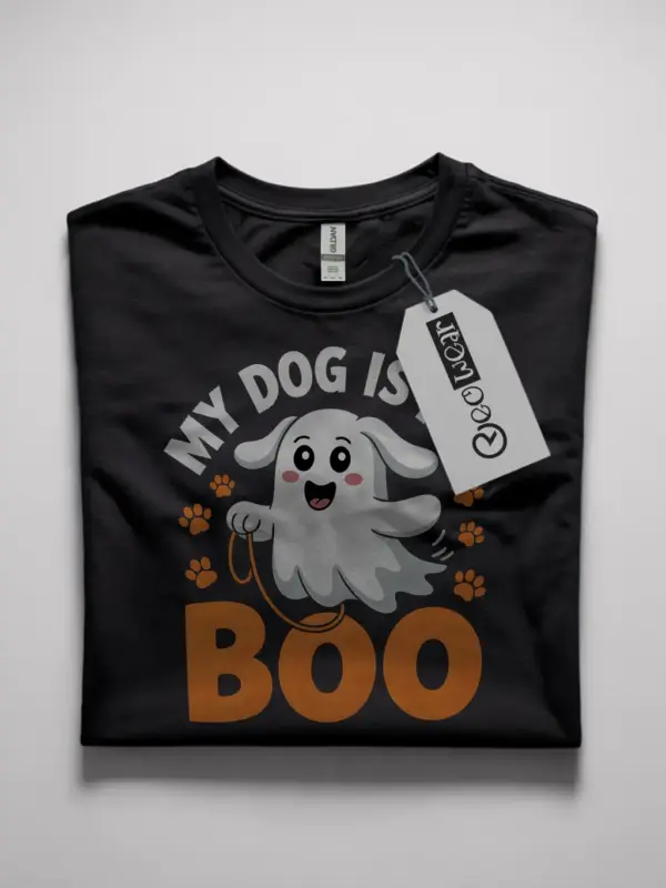 my dog is my boo halloween t-shirt