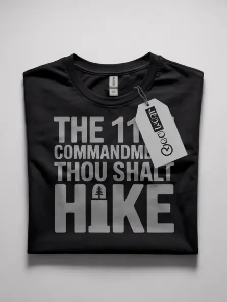 11th commandment hiking shirt