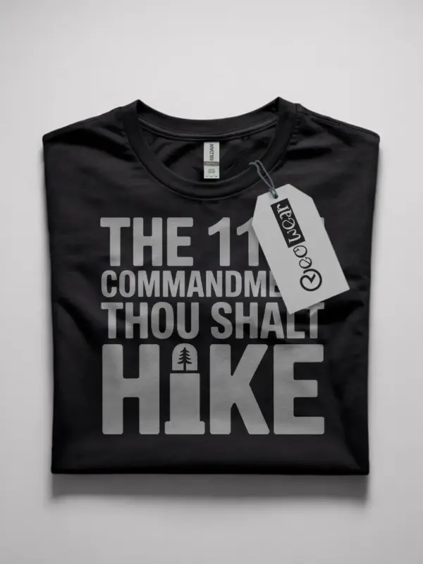 11th commandment hiking shirt