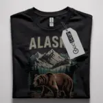alaska grizzly bear t-shirt