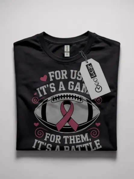 breast cancer football shirt