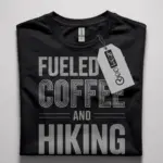 coffee hiking t-shirt