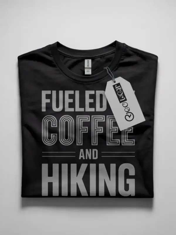 coffee hiking t-shirt